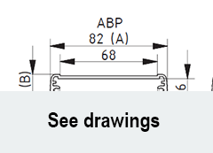 Alubos Range Alubos 820 Enclosure Schematic from The Enclosure Company