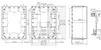 CAB PC / ABS 3040 Enclosure Schematic from The Enclosure Company