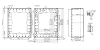 CAB PC / ABS 4050 Enclosure Schematic from The Enclosure Company
