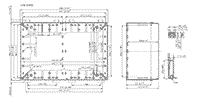 CAB PC / ABS 6040 Enclosure Schematic from The Enclosure Company