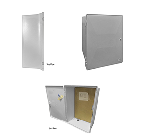 Electric meter boxes EMB-SG Enclosure Schematic from The Enclosure Company