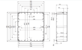 EURONORD ABS 3640 Enclosure Schematic from The Enclosure Company