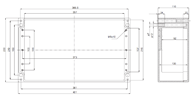 EURONORD AL 2340 Enclosure Schematic from The Enclosure Company