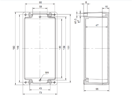 EURONORD P 0816 Enclosure Schematic from The Enclosure Company
