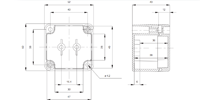 EURONORD PC / ABS 0505 Enclosure Schematic from The Enclosure Company