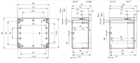 EURONORD PC / ABS 1212 Enclosure Schematic from The Enclosure Company