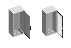 Floor standing mild steel electrical enclosures Spacial SM Enclosure from The Enclosure Company