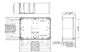 MNX PC / ABS 300Z Enclosure Schematic from The Enclosure Company
