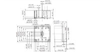 MNX PC / ABS 95H Enclosure Schematic from The Enclosure Company