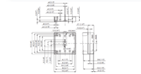 MNX PC / ABS 95 L Enclosure Schematic from The Enclosure Company