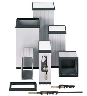 Multi-Aluminium Instrument Panel Enclosures MBAS Enclosure from The Enclosure Company