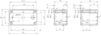 PICCOLO PC / ABS C Enclosure Schematic from The Enclosure Company