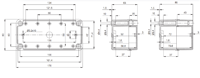 PICCOLO PC / ABS D Enclosure Schematic from The Enclosure Company