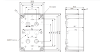 TEMPO ABS 1912 Enclosure Schematic from The Enclosure Company
